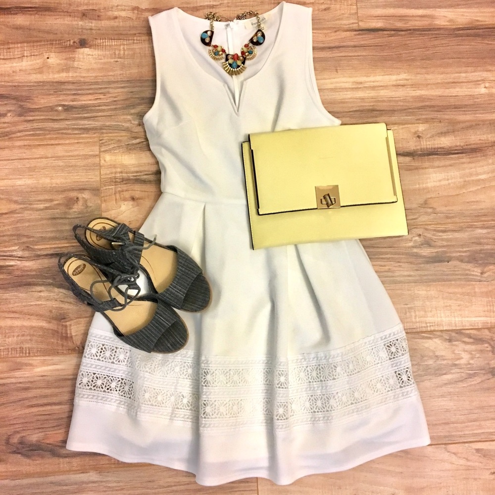 Scuba knit hour glass dress
